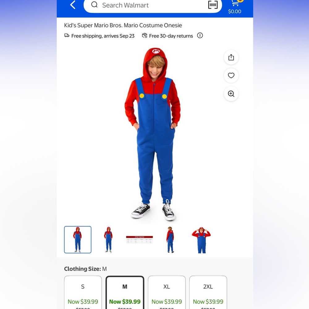 Super Mario Red and Blue Costume